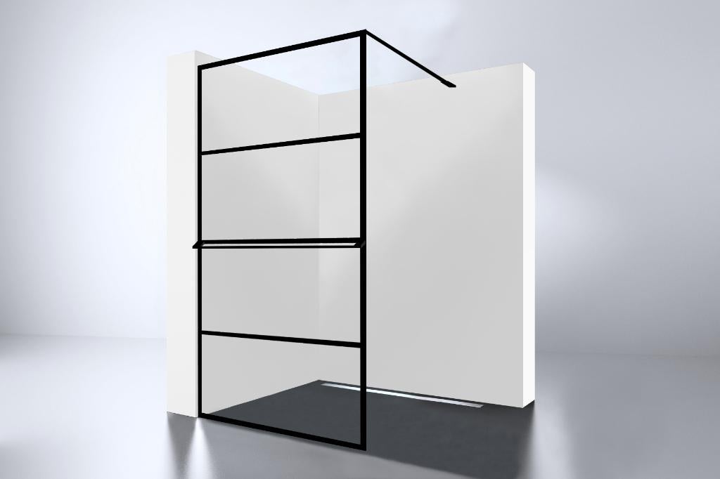 LUXE INLOOPDOUCHES, WALK-INN DOUCHES met profielen, Verzenden, Nieuw, Glas, Douche