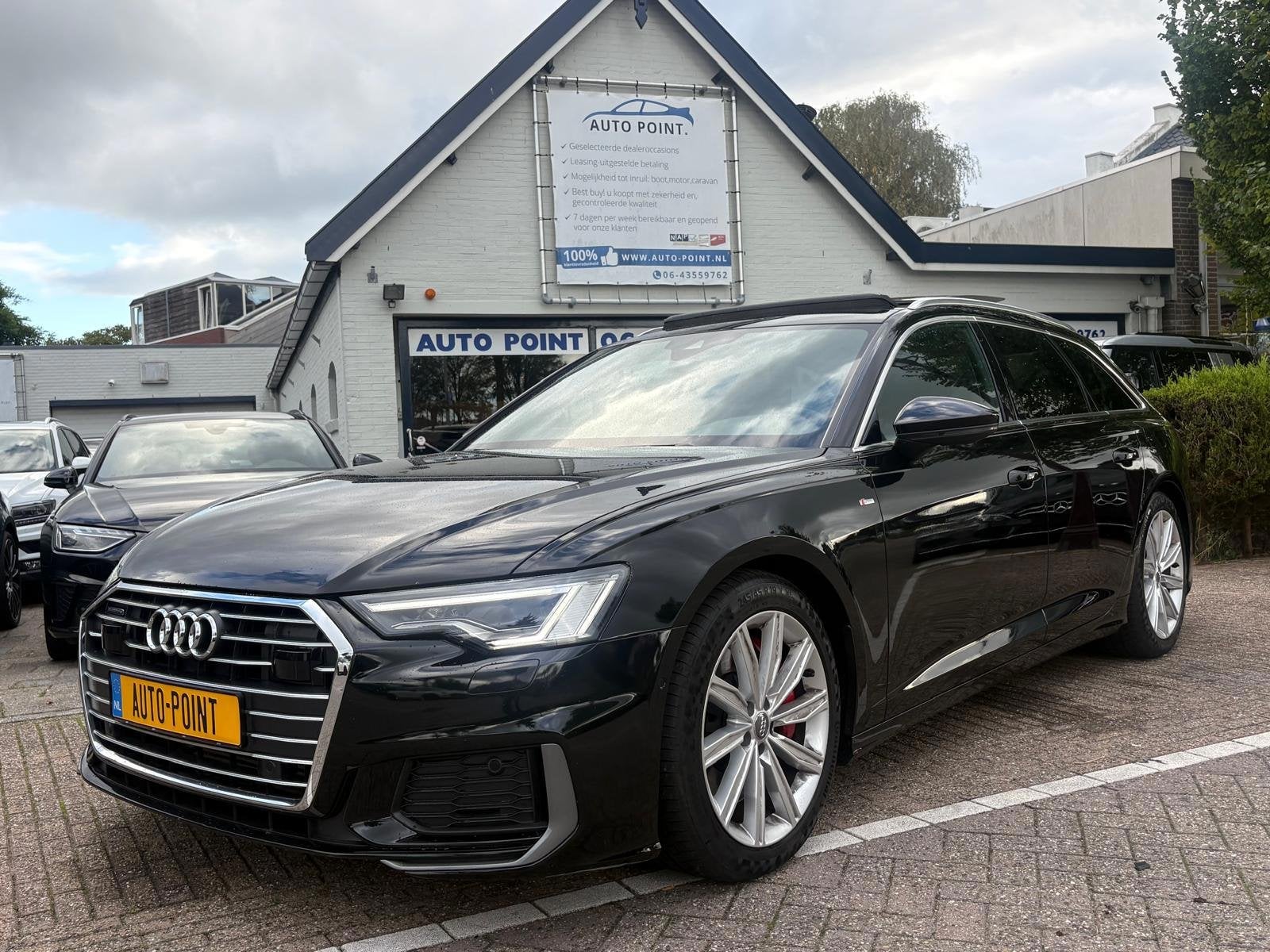 Audi A6 Avant 55 TFSI 367PK QUATTRO COMPETITION S-LINE/PANO/, Automaat, Dealer onderhouden, Gebruikt, 4 cilinders