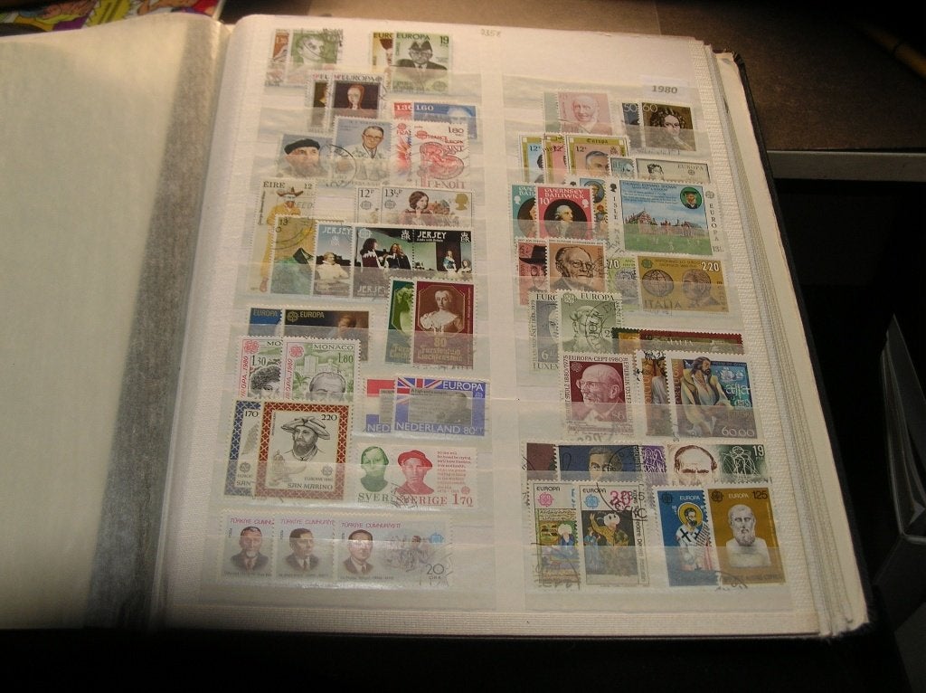 Cept/Verenigd Europa Heel jaar 1980 gestempeld, Ophalen of Verzenden, Overige landen, Gestempeld
