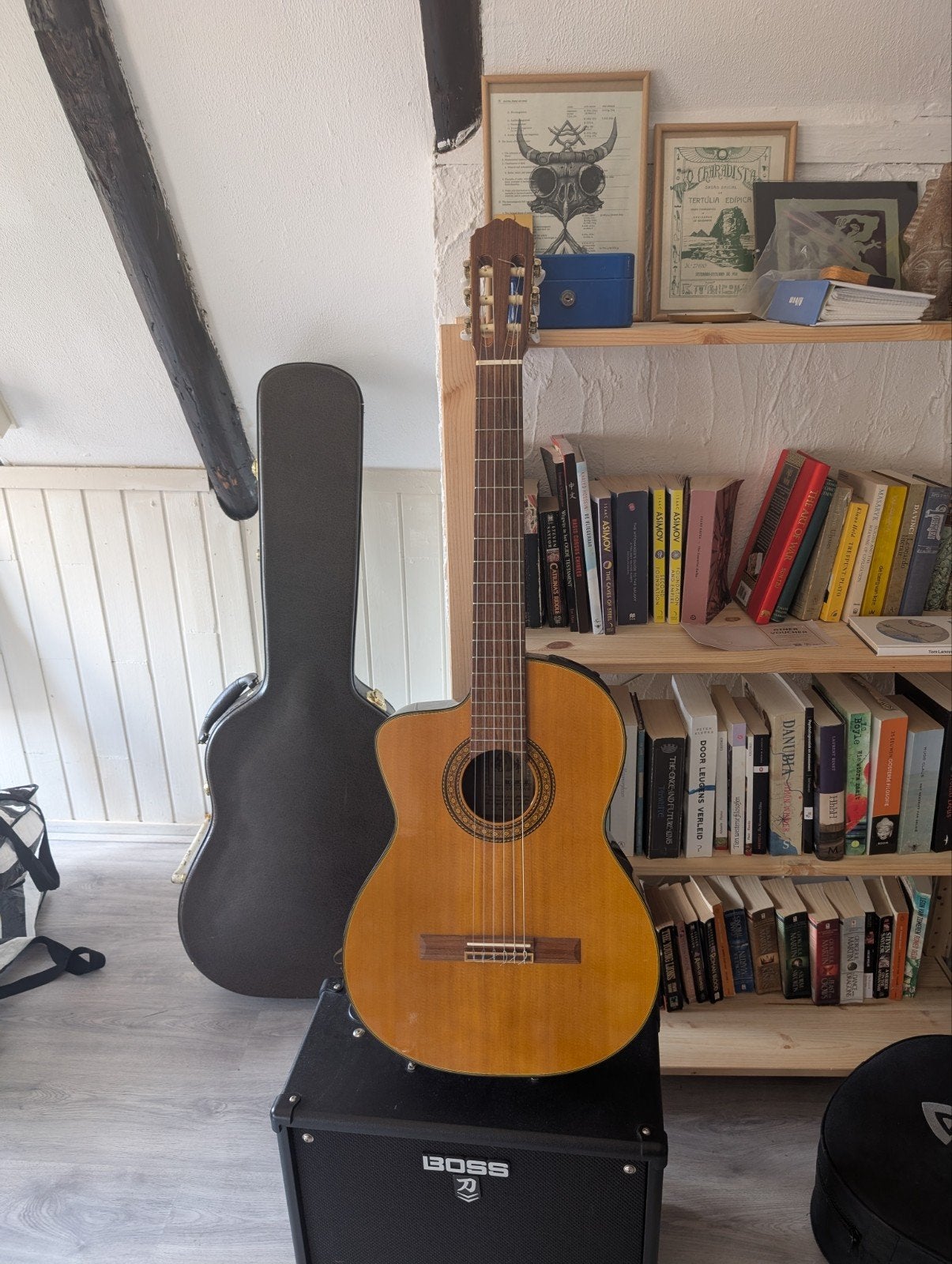 Takamine EC132CLH linkshandige klassieke gitaar, Ophalen of Verzenden, Zo goed als nieuw, Klassieke of Spaanse gitaar