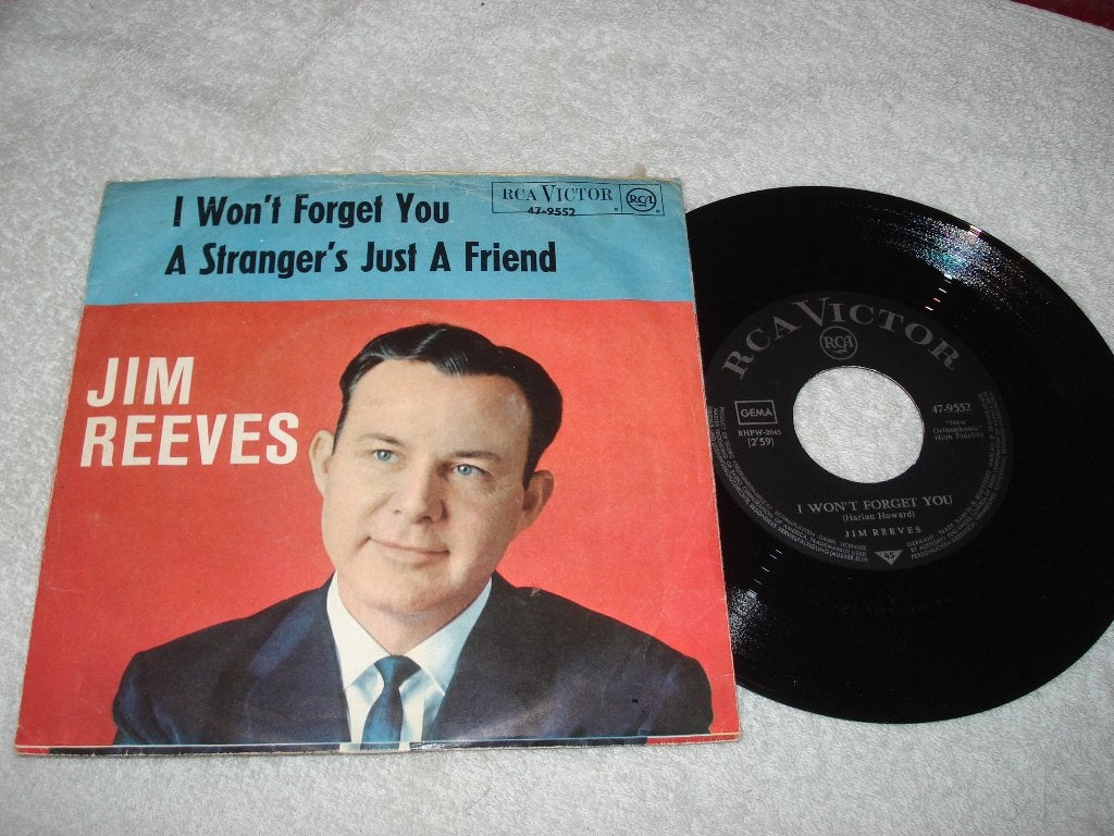 Jim Reeves   i Wont forget You    Orgineel, Fotohoes, Ophalen of Verzenden, Zo goed als nieuw, Country en Western