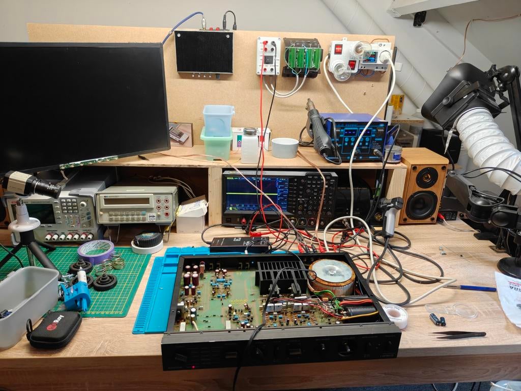 Audio reparatie/onderhoud draaitafel,versterker, speakers, Ophalen of Verzenden, Gebruikt, Overige merken