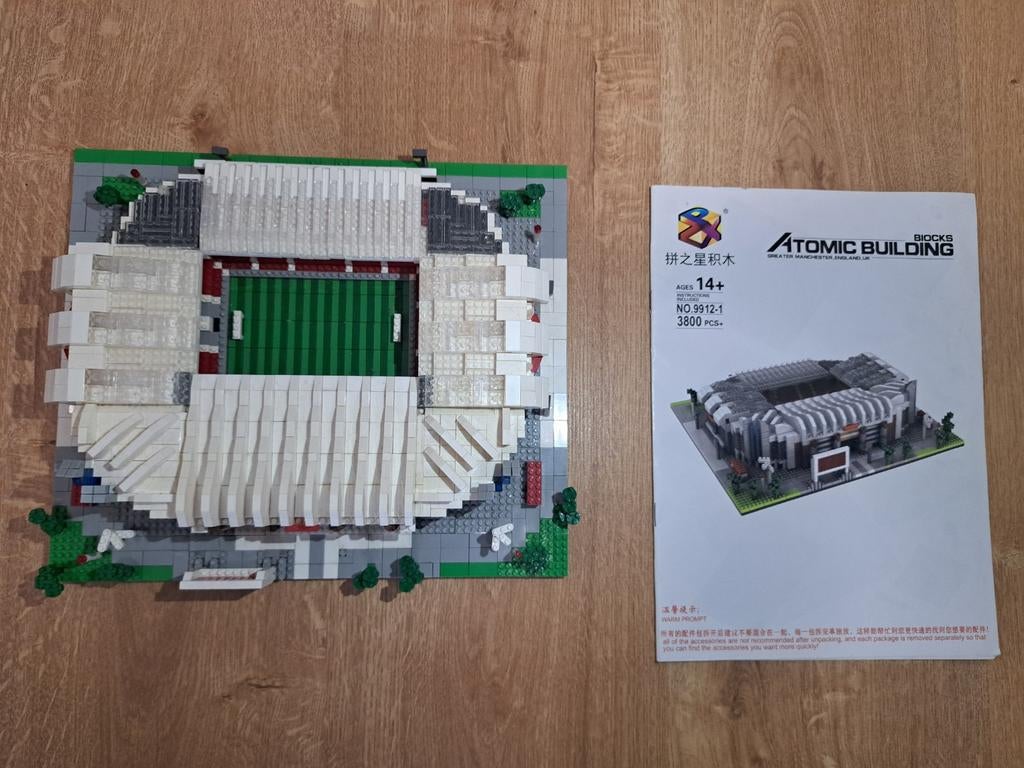 Stadion Manchester United (Old Trafford) bouwstenen, Ophalen of Verzenden, Gebruikt, Overige merken