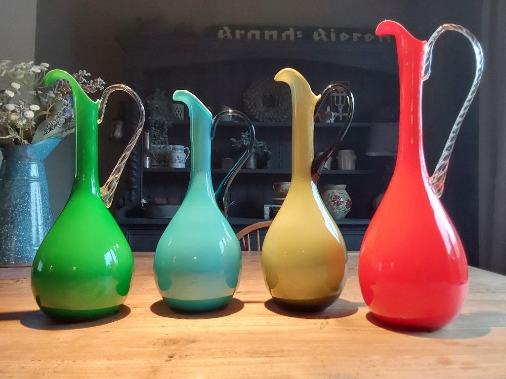 Verzameling Gekleurd Glaswerk, Antiek en Kunst, Antiek | Glas en Kristal, Ophalen