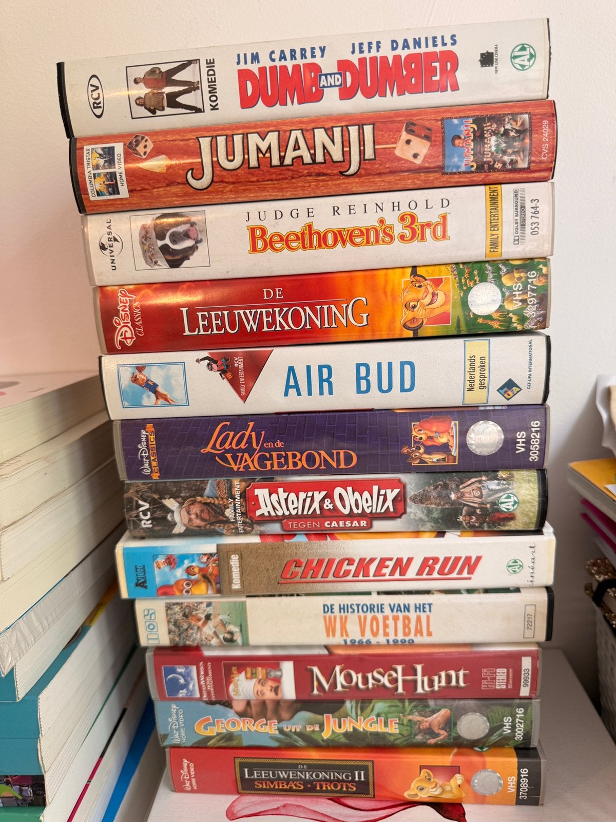 Diverse Videobanden, Cd's en Dvd's, VHS | Kinderen en Jeugd, Alle leeftijden, Ophalen, Zo goed als nieuw, Overige typen