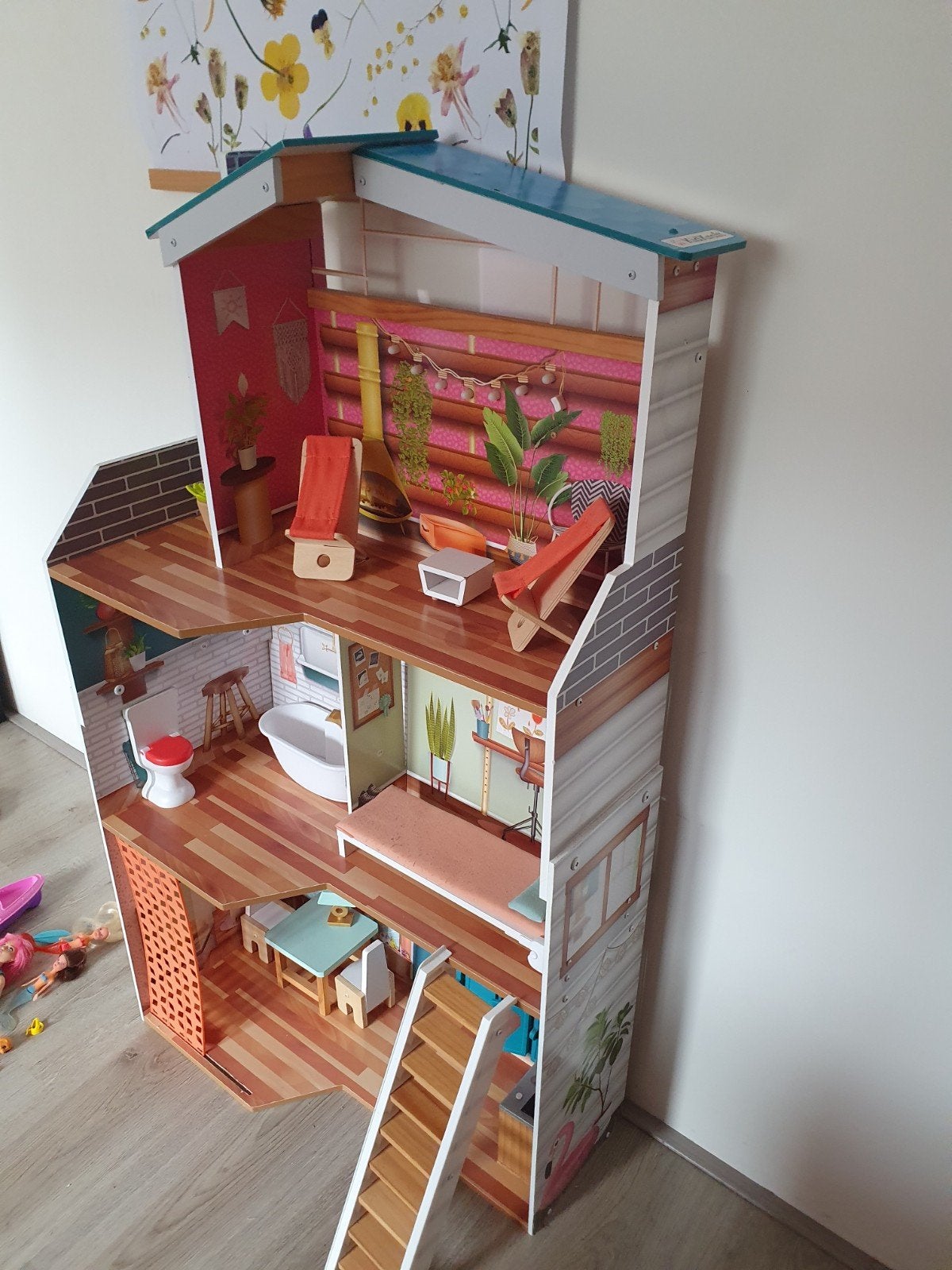 Poppenhuis van KidKraft, Ophalen, Gebruikt, Poppenhuis