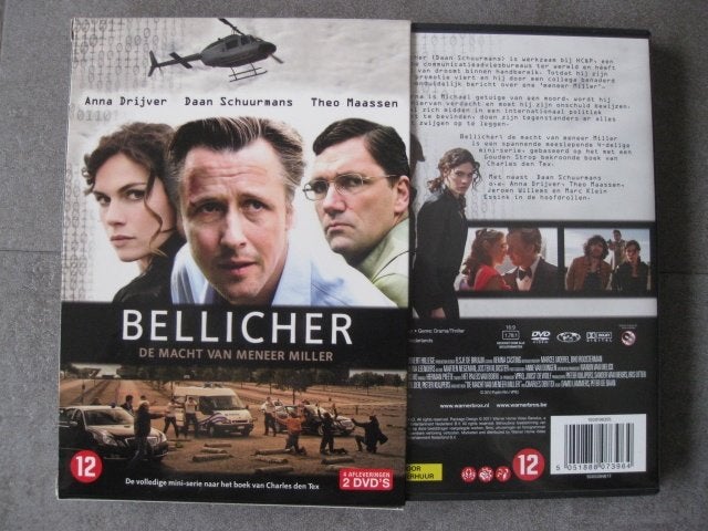 BELLICHER - DE MACHT VAN MENEER MILLER in originele 2-DVDBOX, Vanaf 12 jaar, Ophalen, Zo goed als nieuw, Thriller