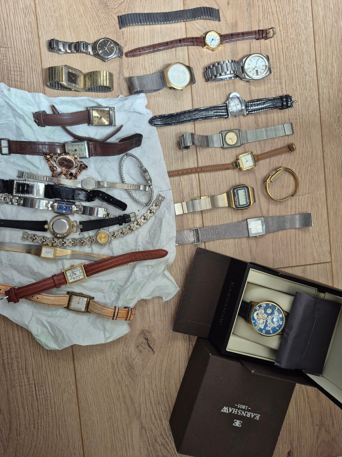 Diverse horloges - Earnshaw, Provita, Seiko en meer, Diverse fabrikanten, Seiko, Gebruikt, Onbekend, diverse locaties