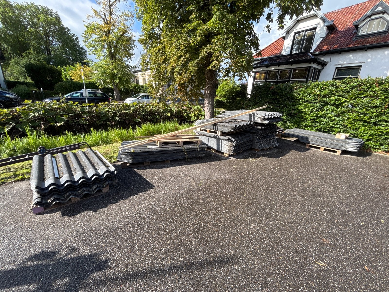 Gebruikte golfplaten voor dak of schuur (asbest vrij), Doe-het-zelf en Verbouw, Ophalen, Overige materialen, Gebruikt, 15 m² of meer