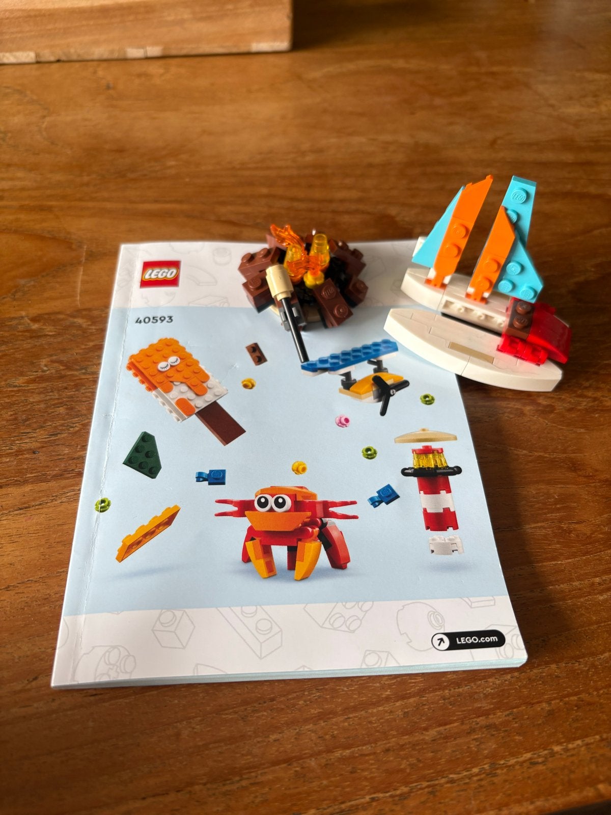 Lego 40593 - Creativiteit van de zomer, Gebruikt, Lego, Ophalen of Verzenden, Inclusief instructies