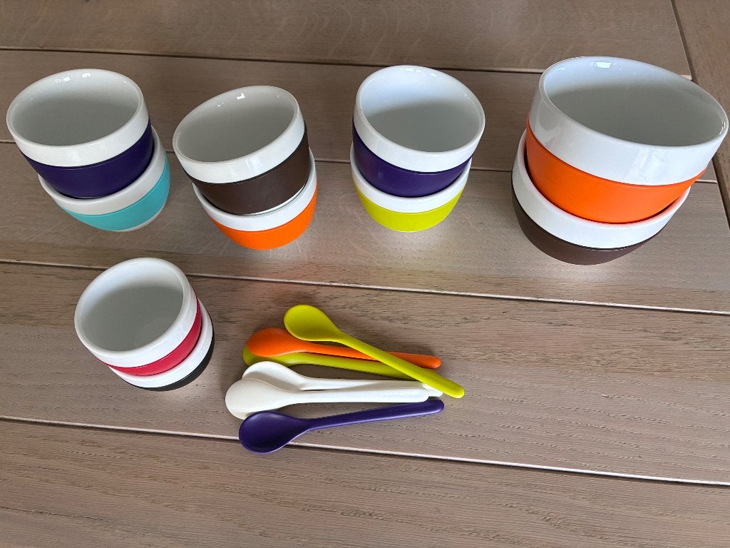 Koziol kopjes set, Huis en Inrichting, Ophalen of Verzenden, Zo goed als nieuw, Overige stijlen, Kop(pen) en/of Schotel(s)