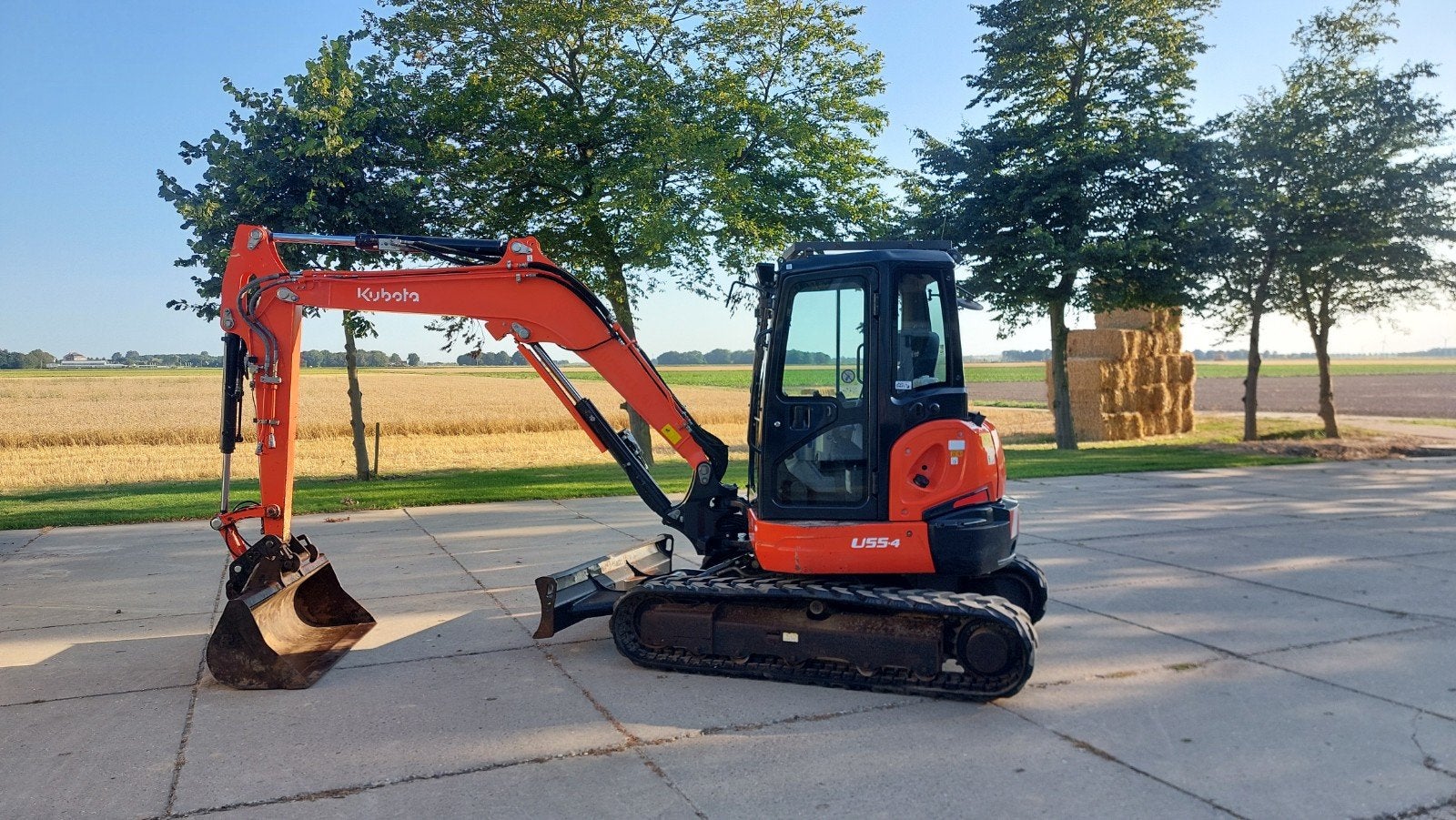 Kubota U55-4 Minigraafmachine - Compact en Krachtig, Ophalen, Graafmachine