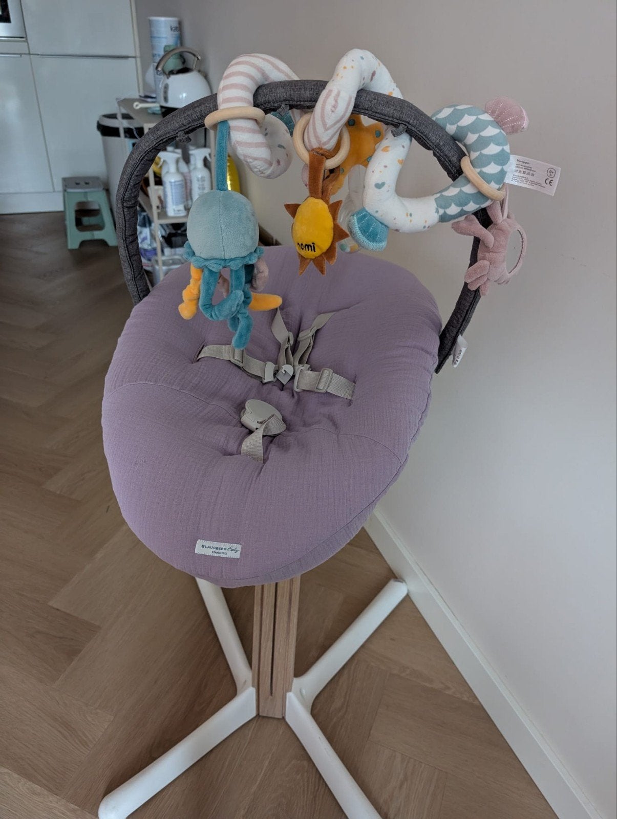 Stokke Nomi Chair + baby set + 2 covers, Kinderen en Baby's, Ophalen, Gebruikt, Stoel