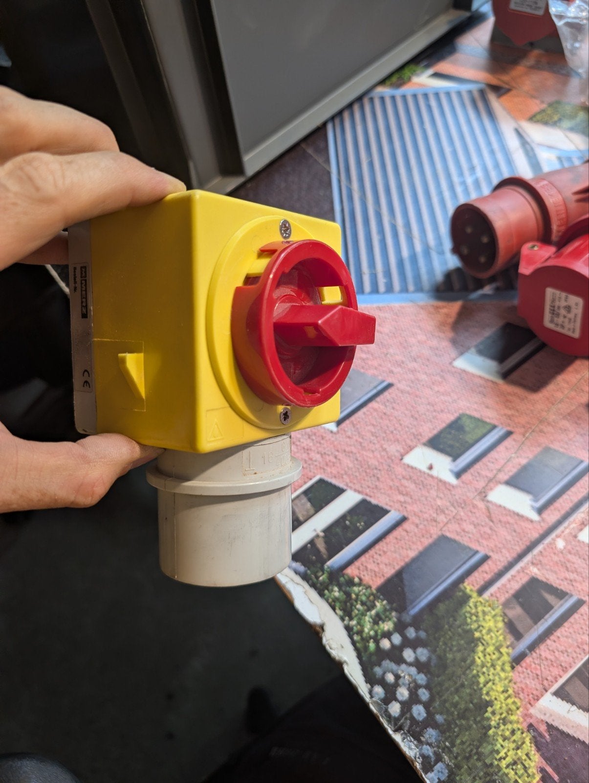 Merz Krachtstroom Werkschakelaar 400V, Doe-het-zelf en Verbouw, Ophalen of Verzenden, Gebruikt, Overige merken, Schakelaar