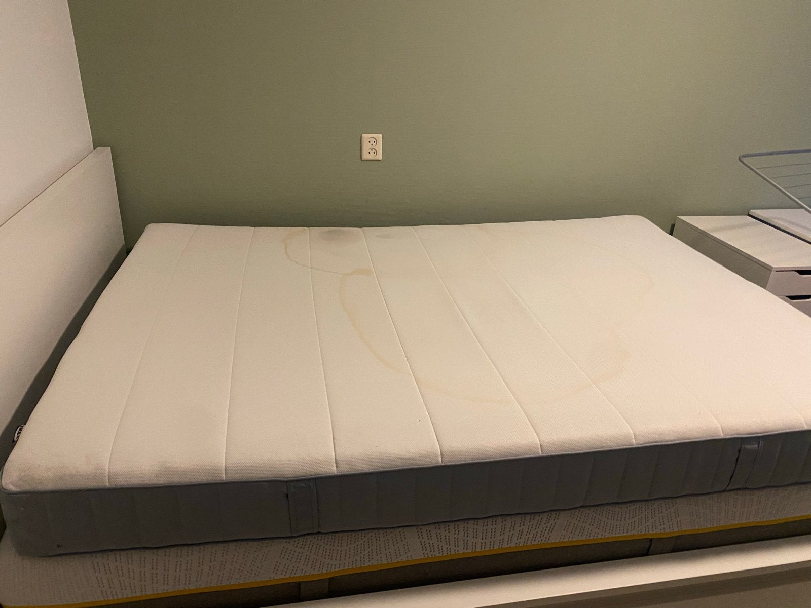 Gebruikt matras, tweepersoons, 140x200 cm, Ophalen, Gebruikt, Tweepersoons, 140 cm