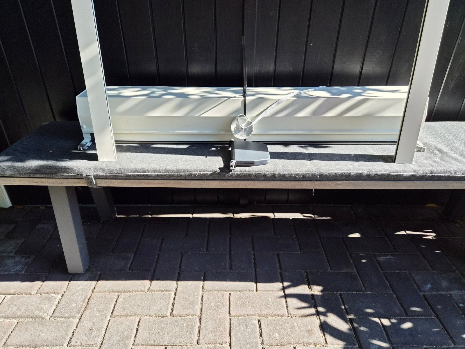 Rolluik Ral 9010 als nieuw, Doe-het-zelf en Verbouw, Ophalen, 100 tot 150 cm, Wit, Zo goed als nieuw