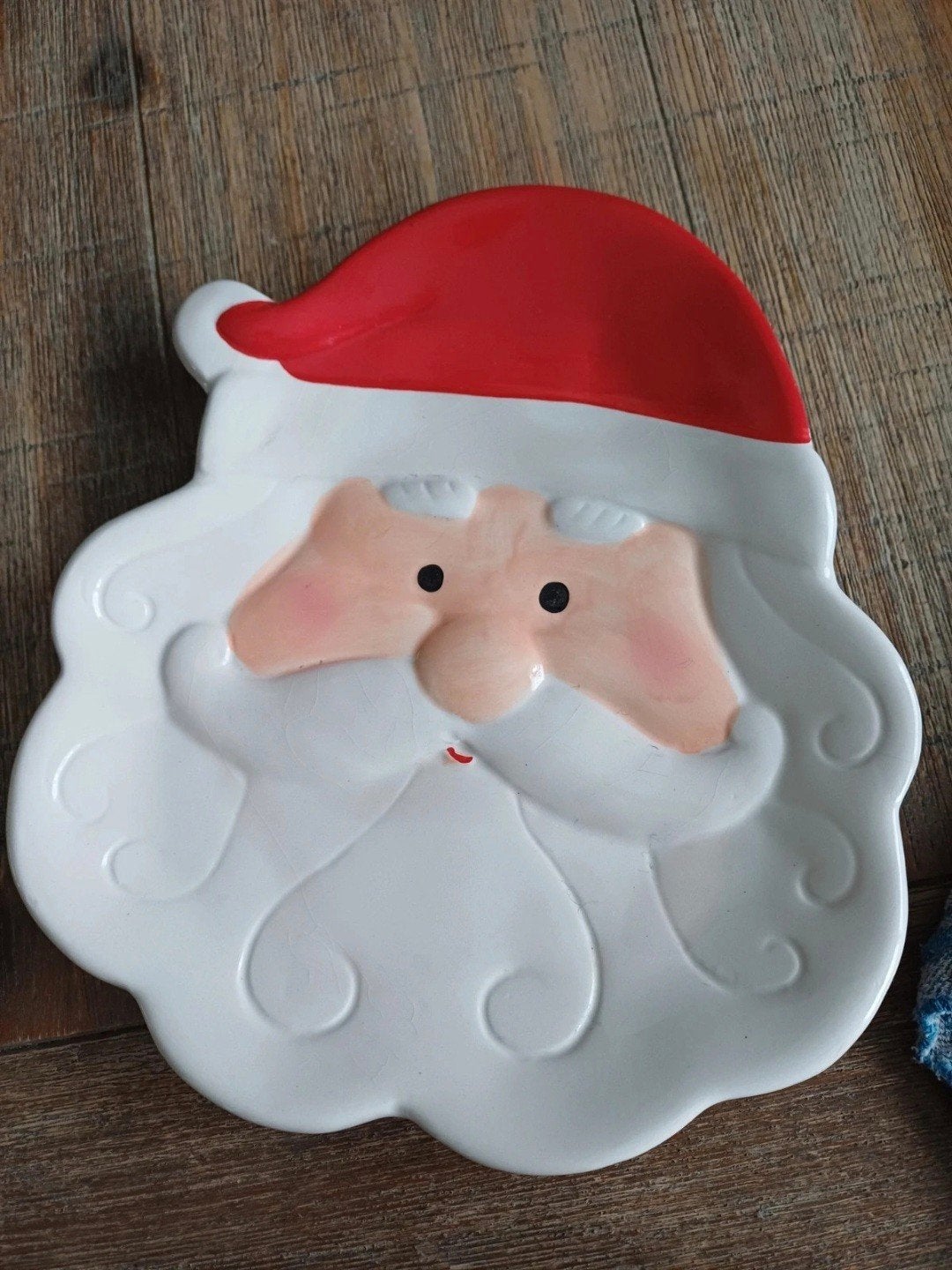 bord kerstman, Ophalen of Verzenden, Gebruikt