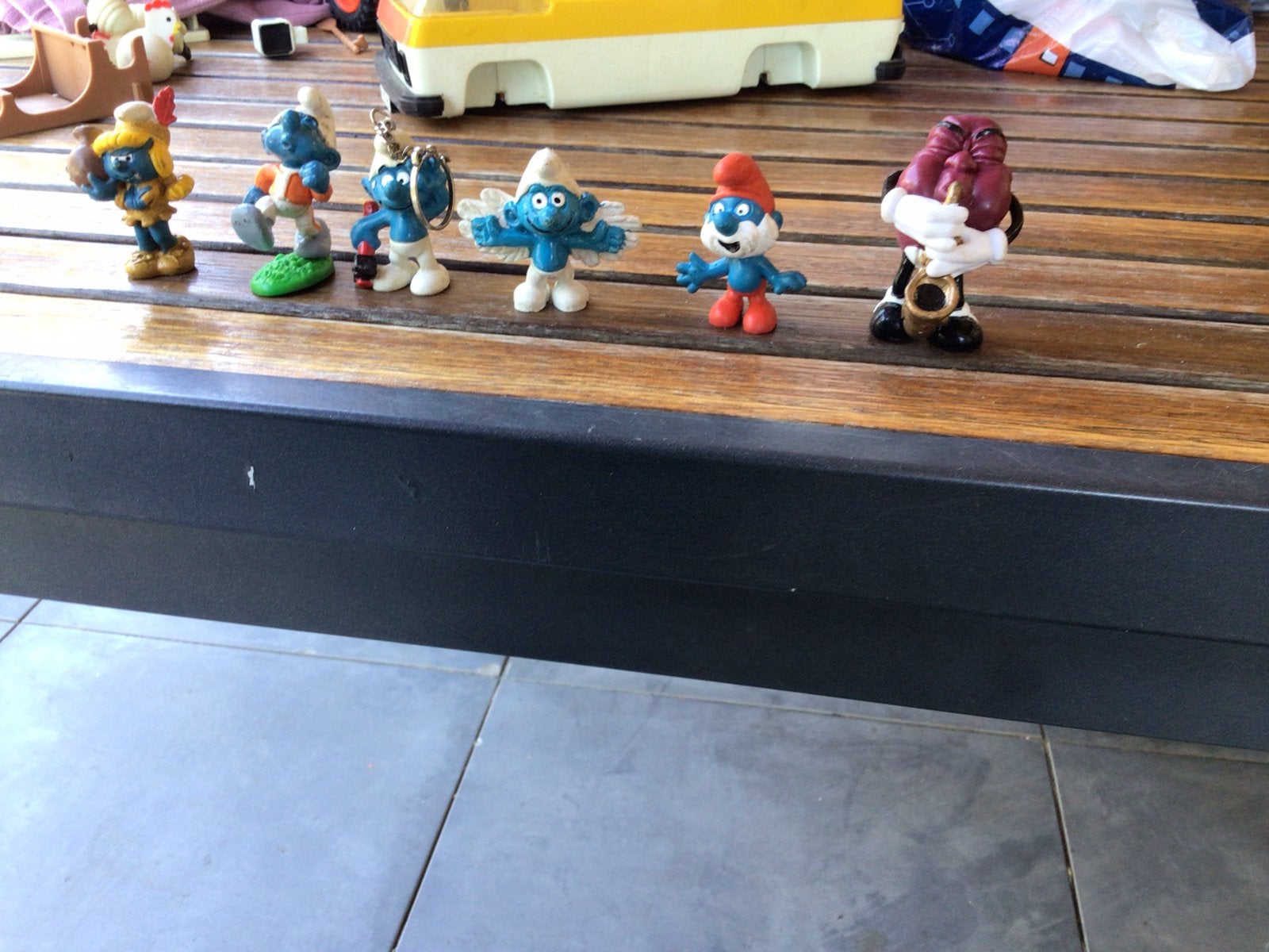 Smrf poppetjes jaren 80, Ophalen of Verzenden, Gebruikt