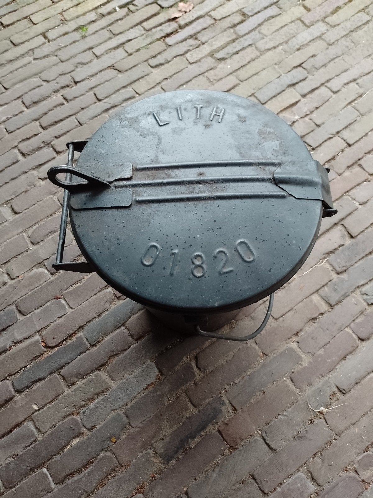 Harde zinken vuilnisbak Lith vuilnisemmer, Ophalen of Verzenden, Kunststof
