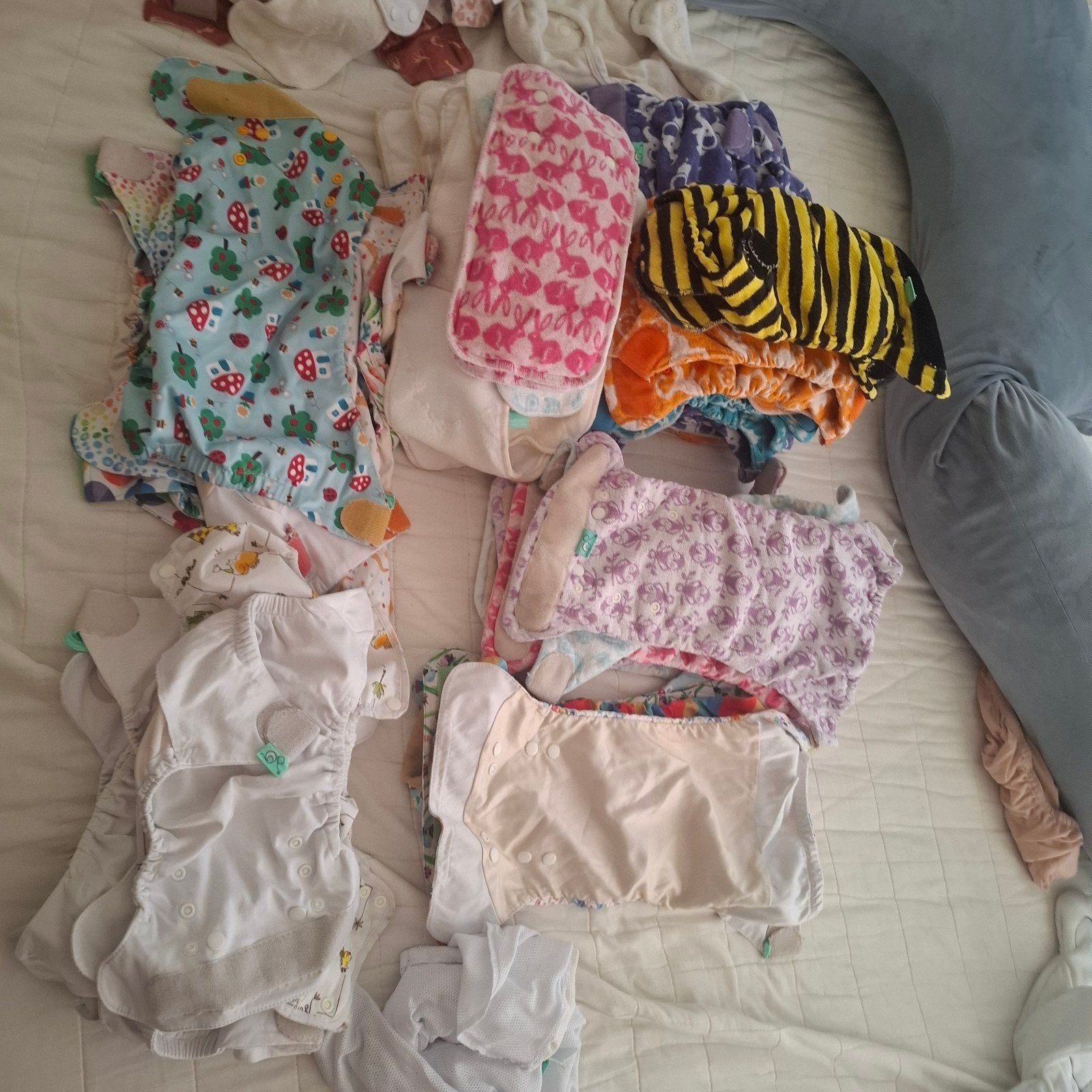 Grote set wasbare luiers - tots bots, Kinderen en Baby's, Ophalen of Verzenden, Gebruikt