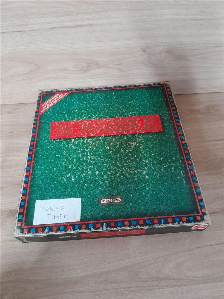 scrabble grote vierkante versie. Mindere doos - s5118, Verzenden, Zo goed als nieuw