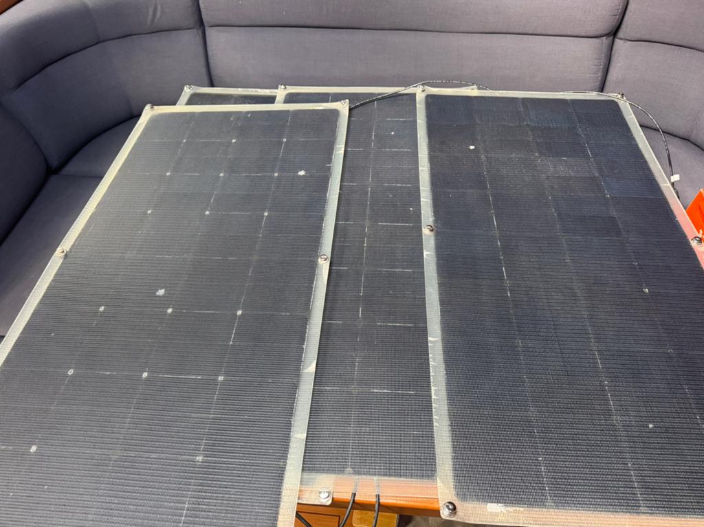 Sunbeam Systems zonne panelen (4 stuks, gebruikt), Ophalen of Verzenden, Gebruikt, Elektra en Verlichting, Zeilboot of Motorboot
