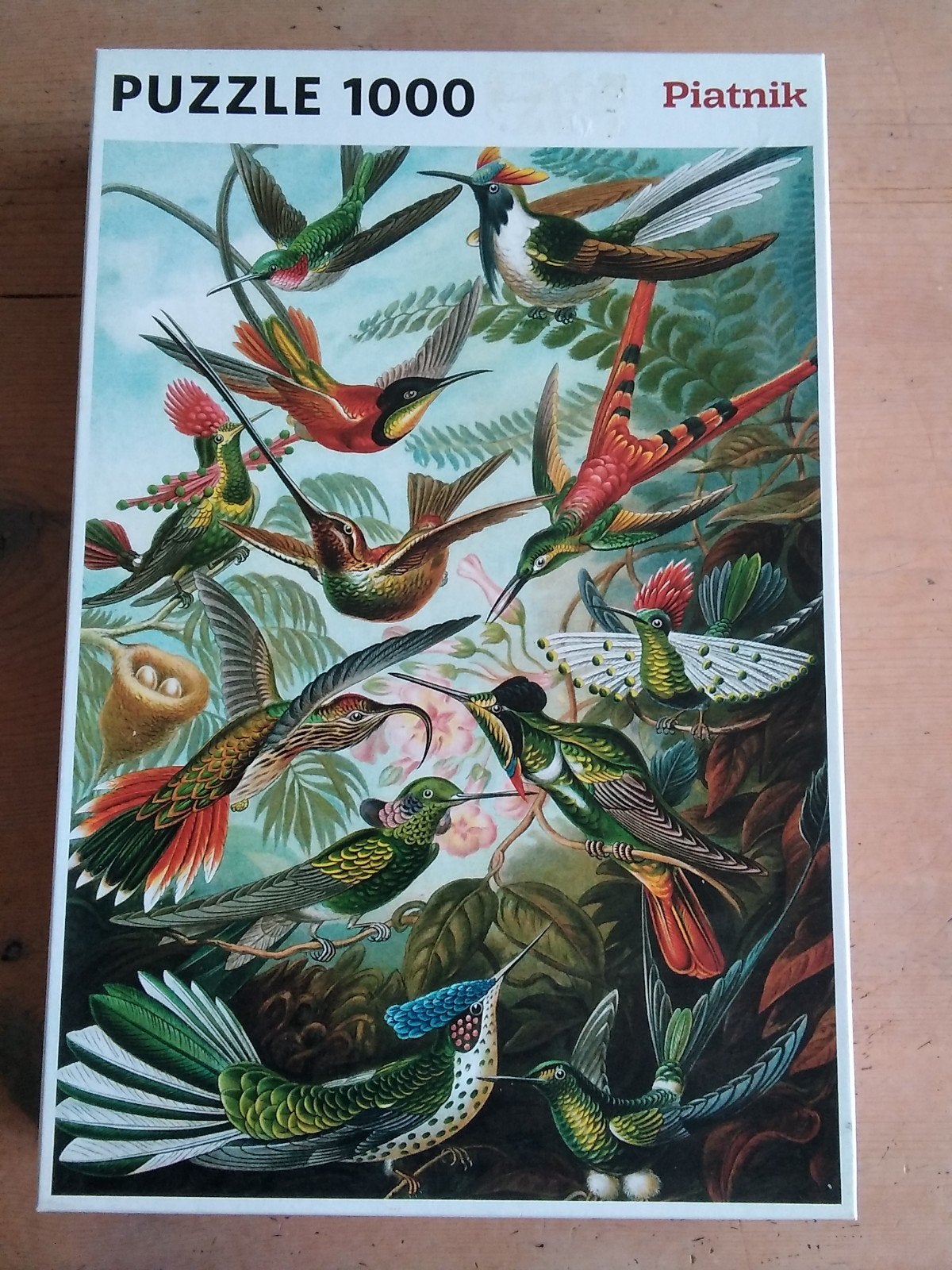 Piatnik Kolibri's Ernst Haeckel puzzel, Verzenden, 500 t/m 1500 stukjes, Zo goed als nieuw