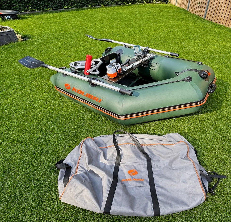 Complete Kolibri rubberboot met fishfinder en nog meer, Ophalen, Zo goed als nieuw, Overige typen