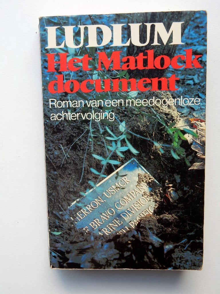 Het Matlock document een meedogenloze achtervolging., Gelezen, Ludlum, Robert, Verzenden, Amerika