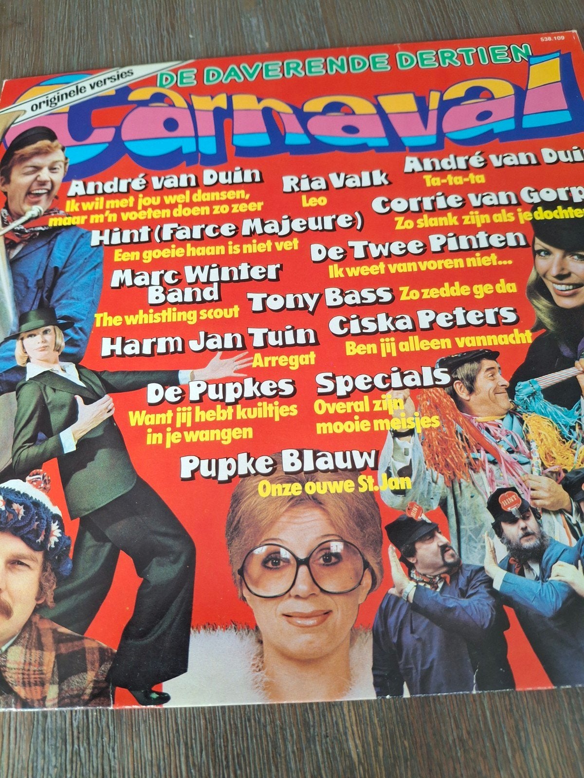 Carnaval - De Daverende Dertien LP (1975), Cd's en Dvd's, LP, Gebruikt, Ophalen of Verzenden, Complilatie