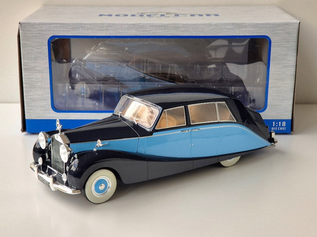 1:18 MCG Rolls-Royce Silver Wraith Empress by Hooper 1956, Ophalen of Verzenden, Zo goed als nieuw, Auto, Overige merken