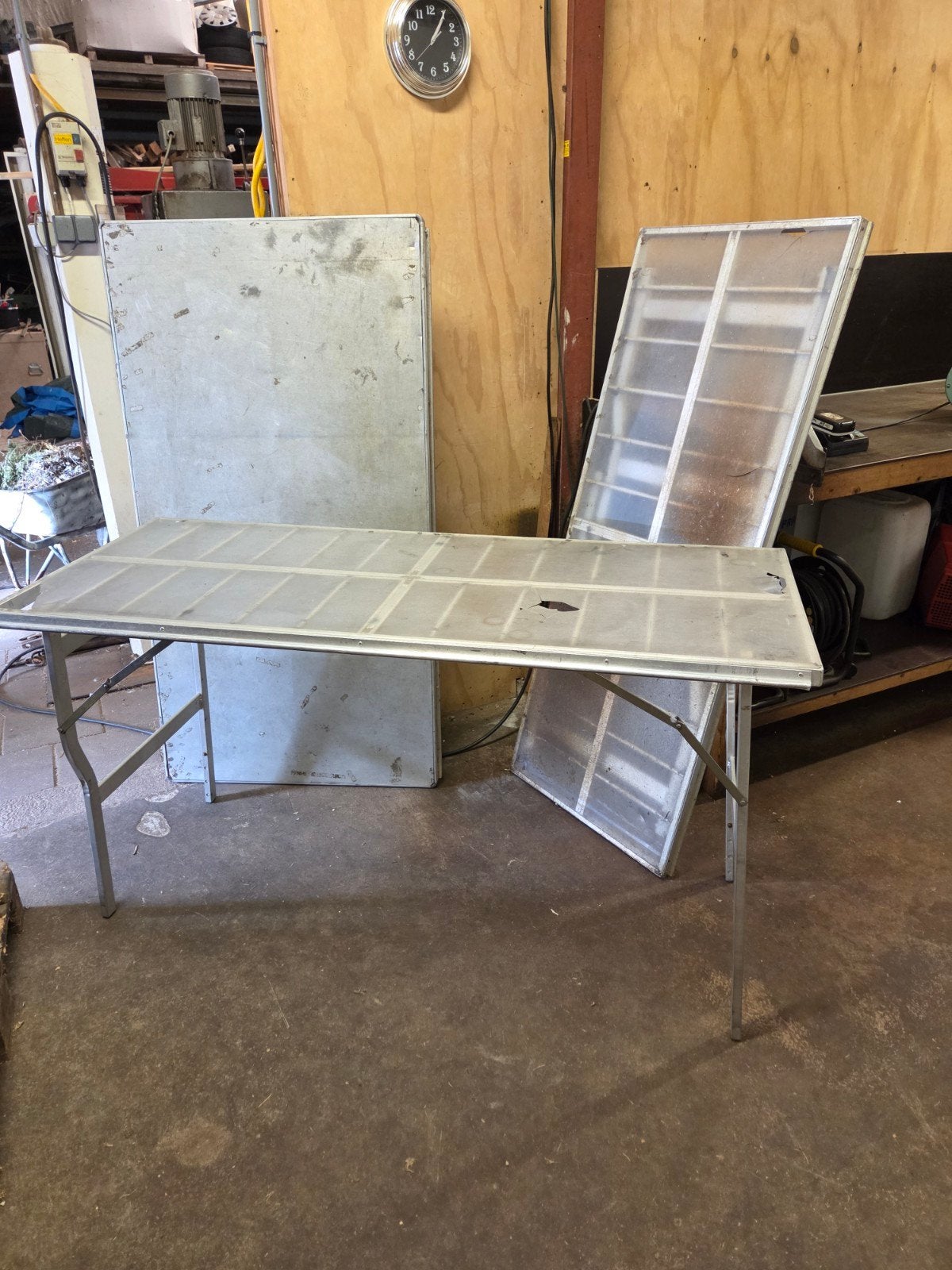aluminium markttafels, Ophalen, Rechthoekig, 100 tot 150 cm, 50 tot 100 cm