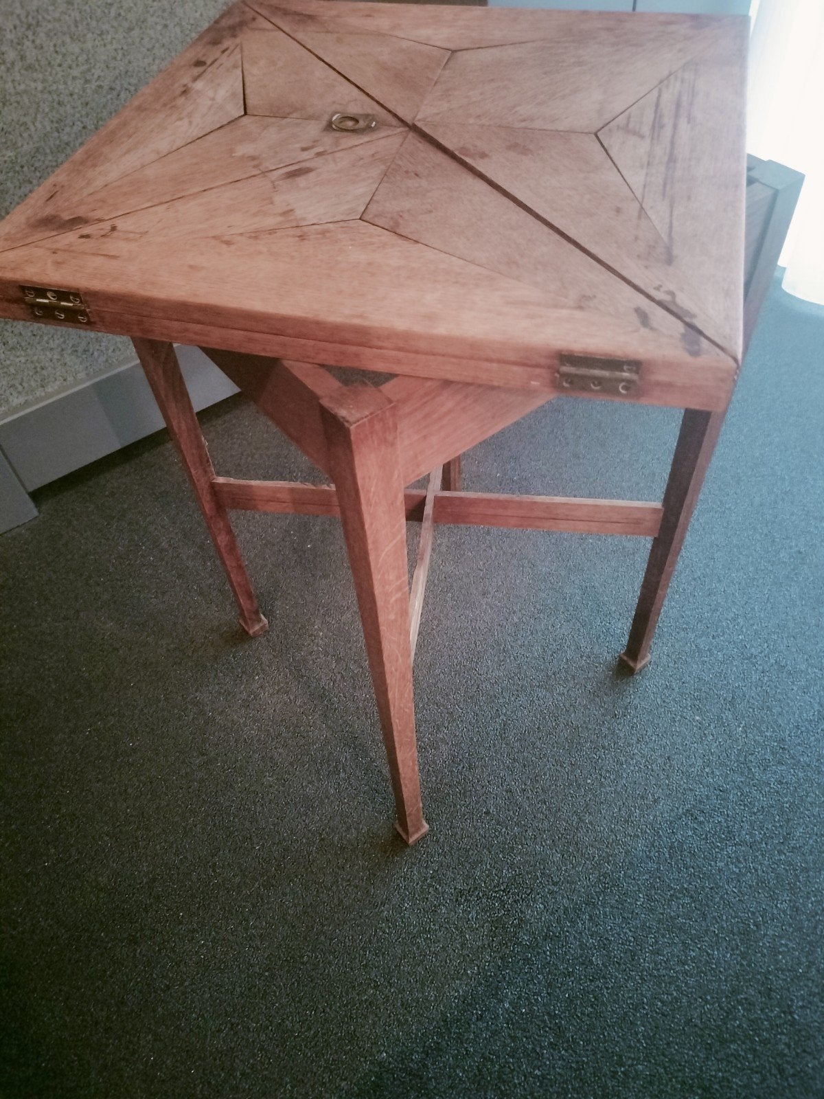 antieke spelbord tafel, Ophalen