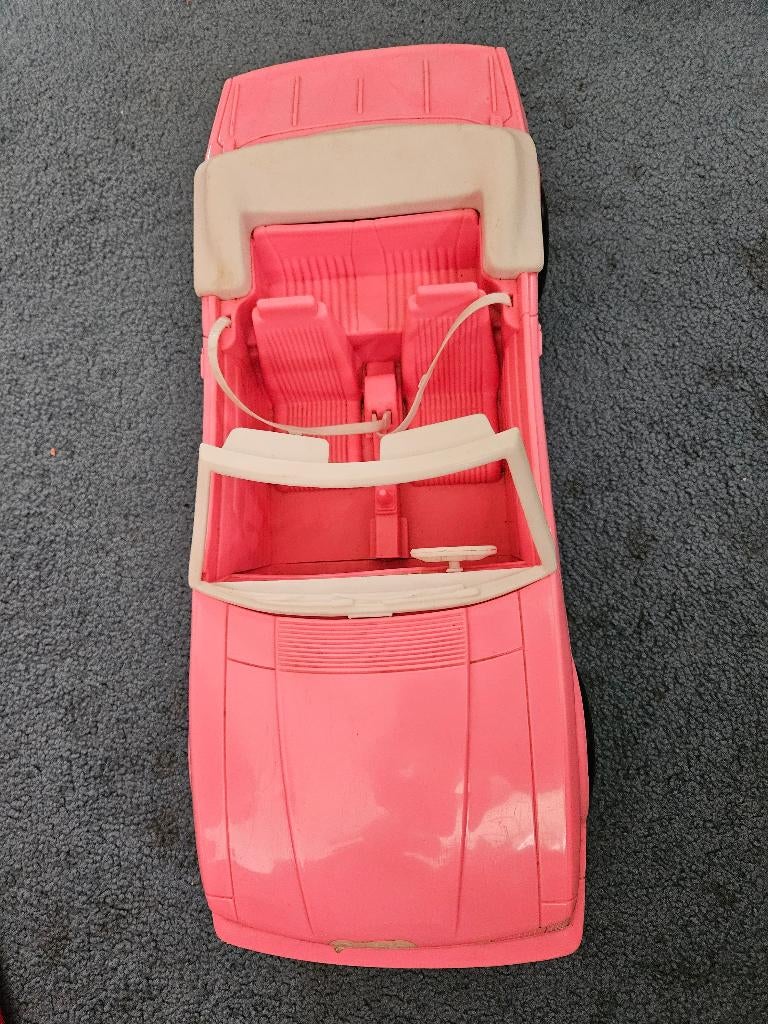 Barbie rose auto, Ophalen of Verzenden, Gebruikt