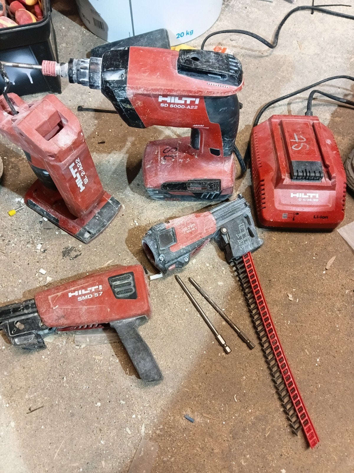 Hilti SD 5000-A22 Schroefmachine met defecte lader, Ophalen, Gebruikt, Boor- en Schroefmachine