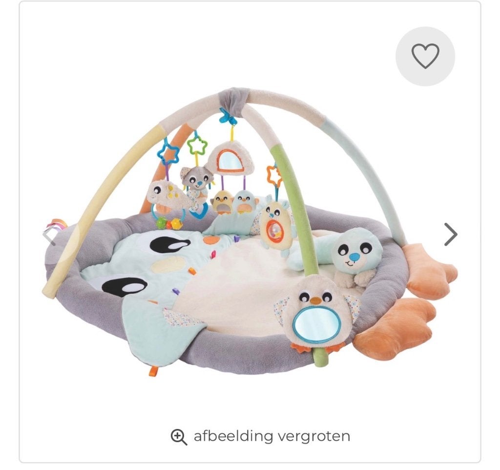 Playgro speelkleed Snuggle me Penguin Tummy Time gym Multi, Ophalen, Zo goed als nieuw