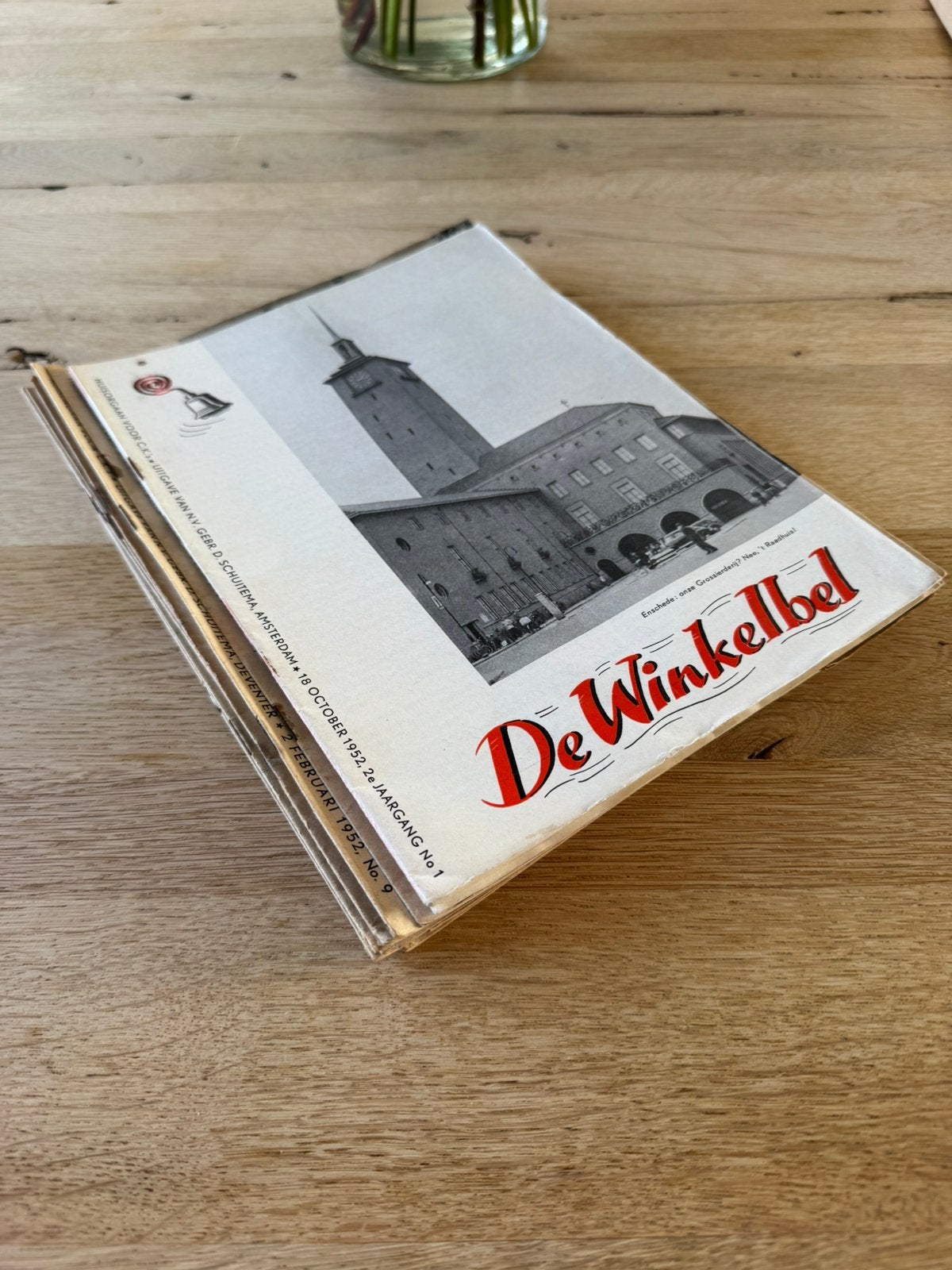 Tijdschrift De Winkelbel Centra 1952 21 stuks, Verzenden, 1940 tot 1960, Tijdschrift