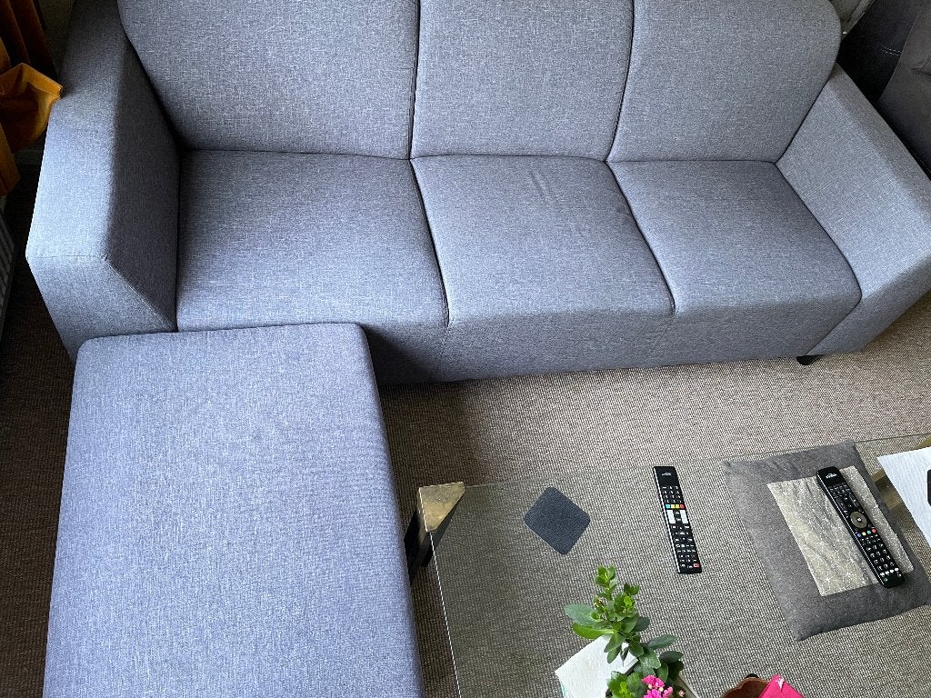 ikea 3 zits bank met voeten bank, Ophalen, Gebruikt, Driepersoons, 75 tot 100 cm