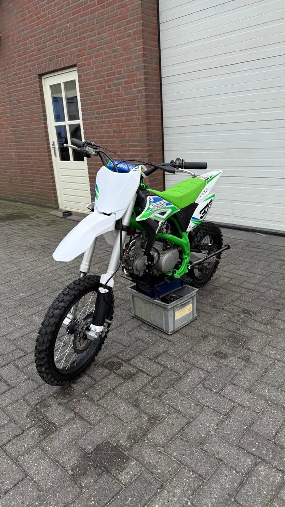 Geparo 125cc Crossmotor – Nieuwe staat | Groen | Nieuwe Carb, Fietsen en Brommers, Minibikes, Midibikes en Pitbikes, Ophalen, 125 cc