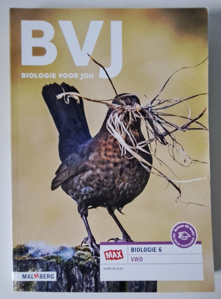 9789402085716 Biologie voor jou 6 vwo, Boeken, Verzenden, Zo goed als nieuw, VWO, Biologie
