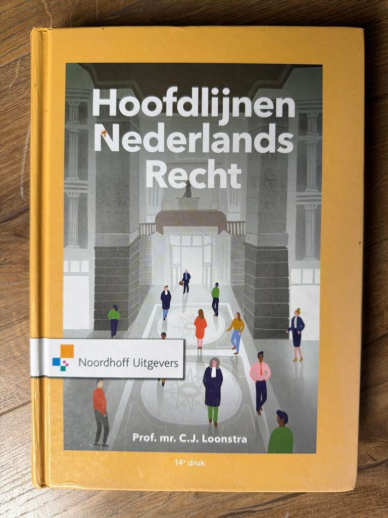 Hoofdlijnen Nederlands Recht 14e druk, Ophalen of Verzenden, Gamma, Zo goed als nieuw, HBO