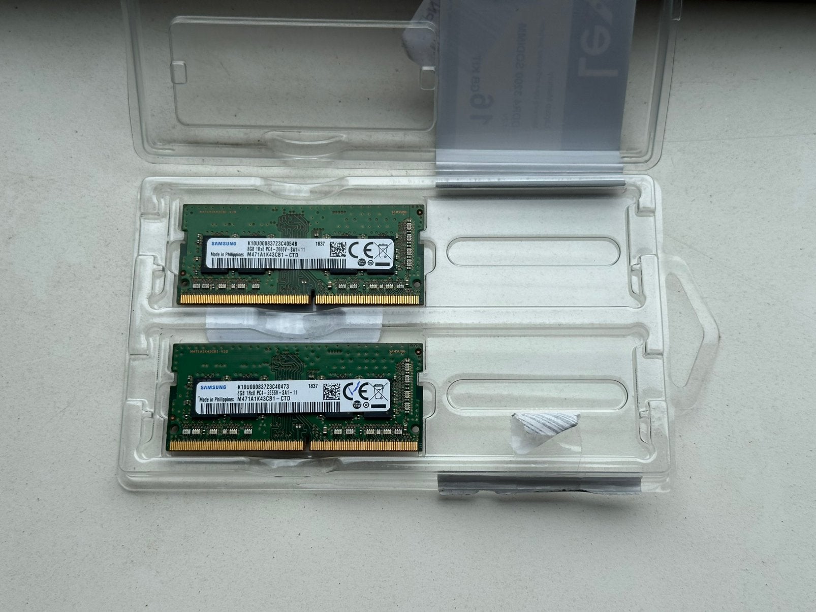 Samsung DDR4 Ram 16GB, Computers en Software, DDR4, Ophalen of Verzenden, Zo goed als nieuw, Desktop