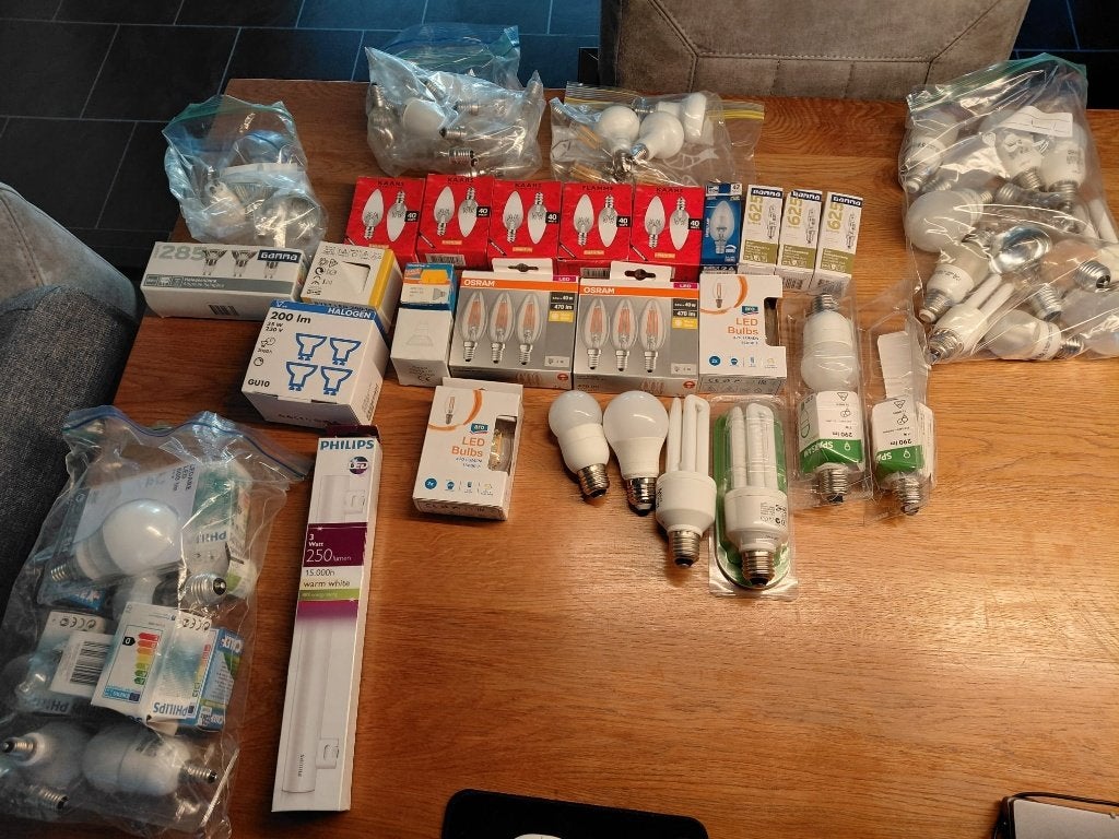 Allerlei nieuwe lampen voor in huis, 30 tot 60 watt, Gloeilamp, Overige fittingen, Ophalen of Verzenden