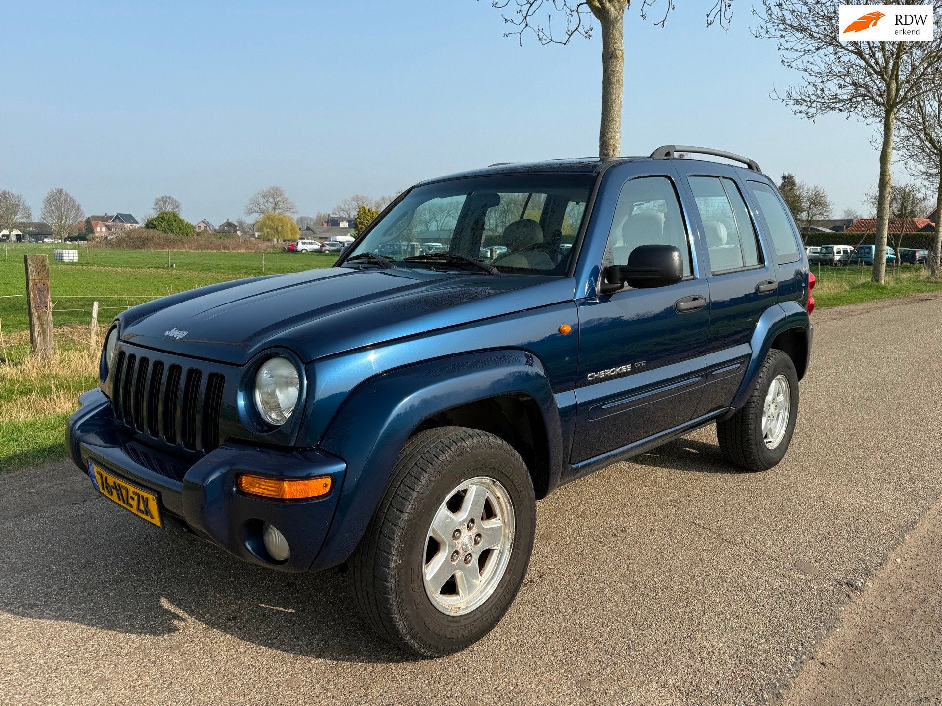 Jeep Cherokee 3.7i V6 Sport Plus Vol opties 4x4 Nieuwe APK !, Auto's, Automaat, 3700 cc, Gebruikt, Vierwielaandrijving