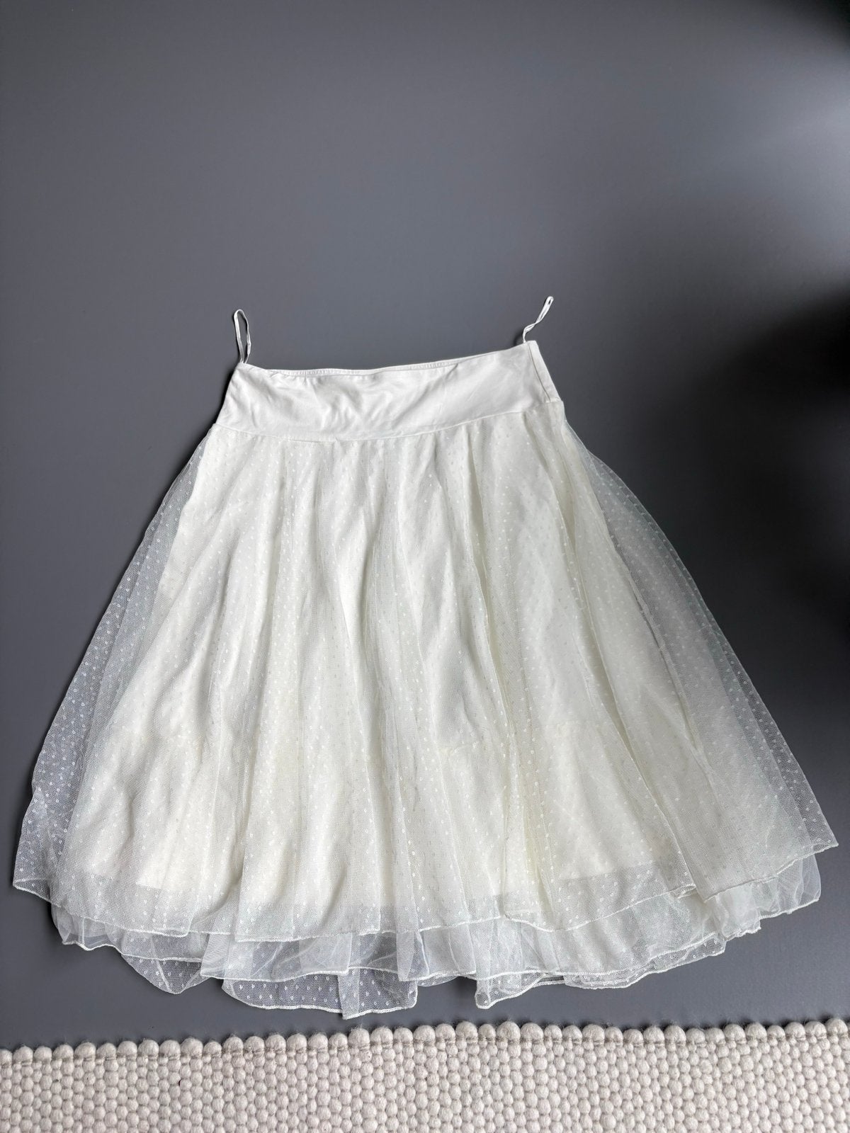 Witte tule rok voor feestje - Maat M, Maat 38/40 (M), Wit, Nieuw, Ophalen of Verzenden