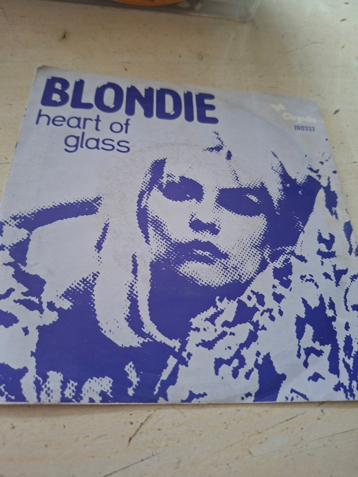 Blondie - Heart of Glass 7 inch vinyl single (1979), Gebruikt, Originele persing, 7 inch, Ophalen of Verzenden