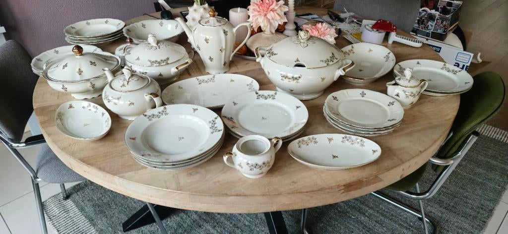 Vintage Servies Spenzo en T, Antiek en Kunst, Ophalen