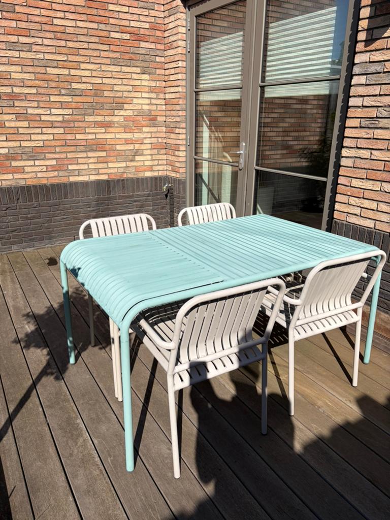 Envy Stella Tuinset, Tuin en Terras, Tuinsets en Loungesets, Ophalen, 4 zitplaatsen, Gebruikt, Aluminium
