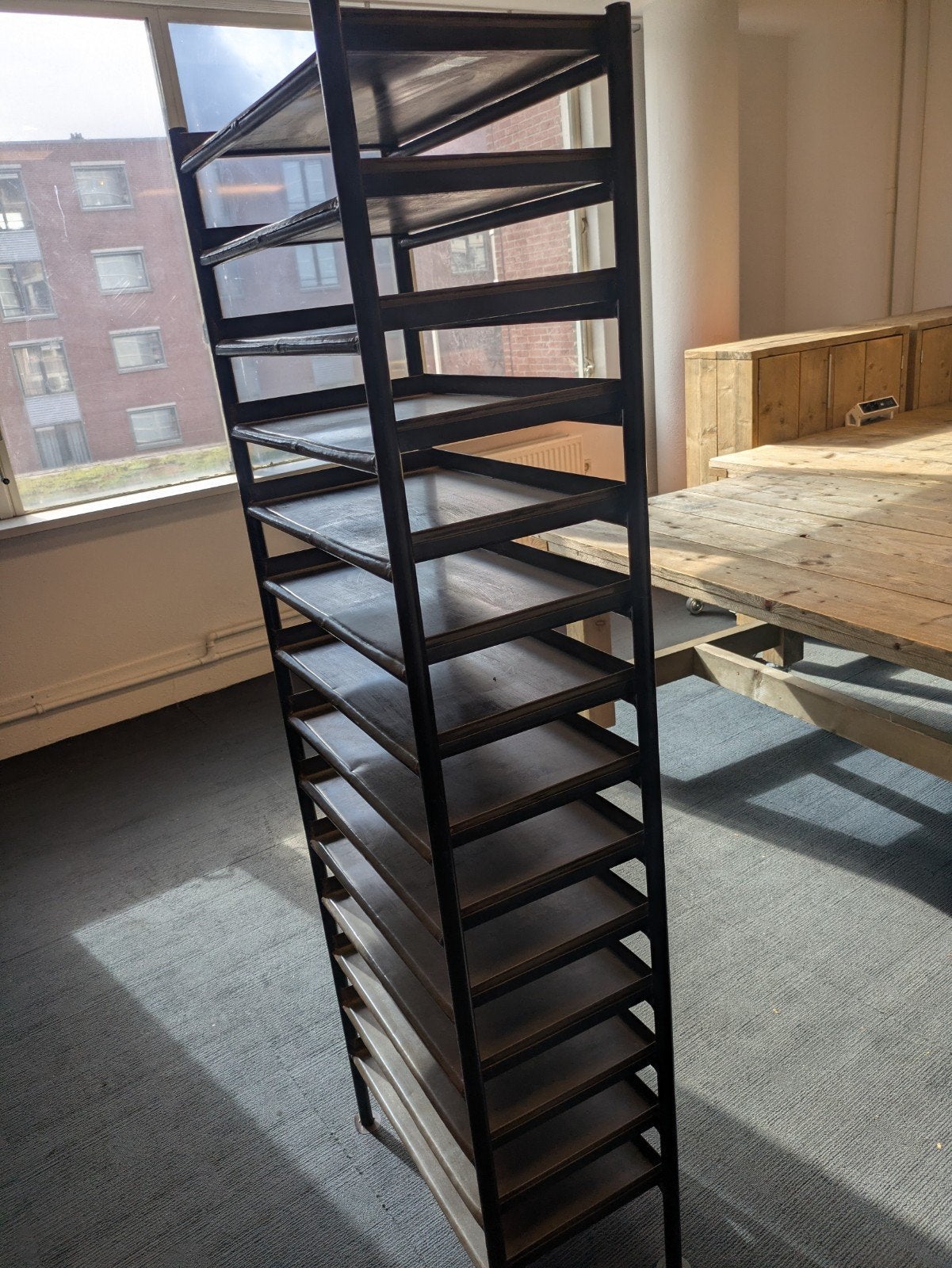 Lifestyle Home Collection metalen rek met 12 planken, Ophalen
