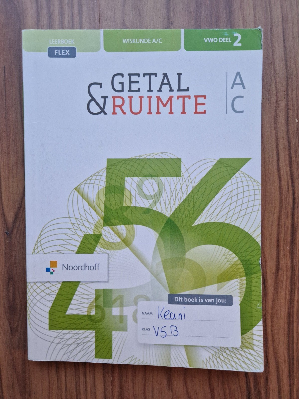 Getal & Ruimte VWO A C deel 2 flex, Ophalen, Gelezen, VWO, Wiskunde A